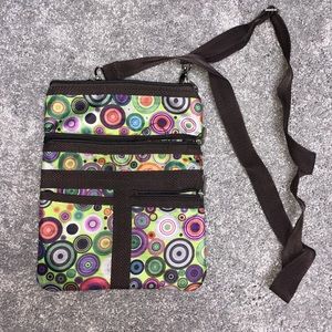 Polka dot shoulder bag